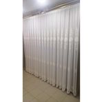 Perhal Perde Ve Halı Incili Kortlu Damaks Osmanlı Desen Klasik Salon Tül Perde, İncilikort, 200 X 250