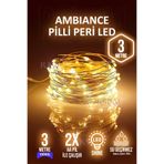 Peri Led Gün Işığı 3 Metre Dekoratif Yılbaşı Ve Parti Süsleme 3 M Led