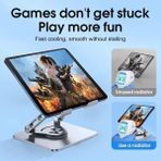 Peri Store 360 Derece Dönebilir Laptop ve Tablet Standı – Paslanmaz Çelik, Ayarlanabilir Yükseklik, Katlanabilir Masaüstü Bilgisayar Standı, iPad ve MacBook Uyumlu Ergonomik Raf-Dizüstü Pc (Tablet Standı) - 1 GB