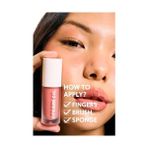 Peri Store Cream Co. Allık Ruj Göz Farı Glow Tint Dusty Rose, Nemlendirici Makyaj, 507 Gülkurusu, Hyaluronik Asit Peptit - Option-1