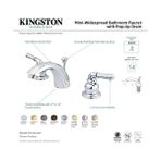 Peri Store GKB954 Magellan Mini Geniş Lavabo Musluğu, Perakende Açmalı Krom Cilalı Pirinç Süslemeli - Option-1