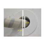 Peri Store Klima Borusu Delik Kapatma Dekoratif Kapak, 11 cm Çap, Bej ve Beyaz, Plastik, Isı Yalıtımı - Option-1 - Ahşap