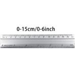 Peri Store Metal Cetvel 15 cm Metal Cetvel - 6 Inch / Inç