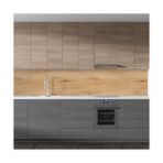 Peri Store Mutfak Tezgah Arası Folyo Kaplama Folyosu Mutfak Ahşap Doku 60X100 cm - Option-1 - -50 C