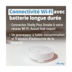 Peri Store Plus Duman Alarmı | Akıllı Duman Dedektörü | Wi-Fi ve Bluetooth | Alexa ve ile Uyumlu | Anında Bildirim | Sesli ve Işıklı Yangın Alarmı - Option-1 - Ahşap