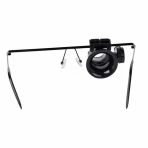 Periboia Gözlük Model 20X16mm Optik Lens Led Işık Monoküler Büyüteç