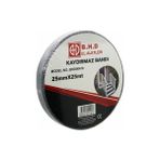 Periboia Kaydırmaz Siyah Bant 25 mm x 25 mt - Renkli - Tek Ebat