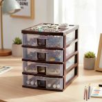 Periboia Mini 4 Çekmeceli Komidin Organizer