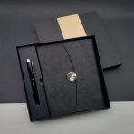 Periboia Promosyon Defter Kalem Seti Siyah Renk