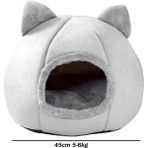Pericat Petshop Kedi Evi Yatağı - Gri - L