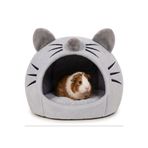 pericat petshop tavşan ginepig evi yuvası yatağı 30cm içi minderli