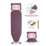 Perilla Silvia Özel Dokuma Kumaşlı Ütü Masası Mürdüm