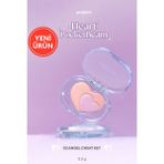 PERIPERA İki Renkli, Kalp Tasarımlı, Yoğun Işıltılı Highlighter Heart Pocketbeam (03 Angel Cheat Key)