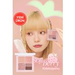 PERIPERA Mat, Parıltılı Tonlarda 5'li Far Paleti Ink Pocket Shadow Palette (08 Strawberry In Mute)