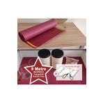 Perisfer Yapışabilir Bordo 9mt Kendin Kes Kaymaz-kaydırmaz Çekmece Dolap Düzenleyici/ Buzdolabı/ Raf Örtüsü