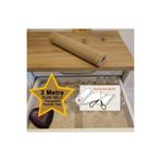 Perisfer Yapışabilir Kum Beji 3mt Kendin Kes Kaymaz-kaydırmaz Çekmece Dolap Düzenleyici/buzdolabı/ Raf Örtüsü