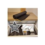 Perisfer Yapışabilir Siyah 3mt Kendin Kes Kaymaz-kaydırmaz Çekmece Dolap Düzenleyici/ Buzdolabı/ Raf Örtüsü