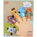PeriYedi Finger Puppet Orman Hayvanları Parmak Kukla Seti 5 Hayvanlı Oyuncak Parmak Kukla