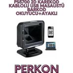 PERKON TİGER PS5700 2D KAREKOD KABLOLU USB MASAÜSTÜ BARKOD OKUYUCU+AYAKLI