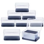 PerKoop 8 Adet Şeffaf Plastik Kart Kılıfı Oyun Kartı Kılıfı Oyun Kartı Saklama Kutusu Tutucu Düzenleyici Seyahat Oyunu için, 10 x 9 x 7 cm, Kartlar Dahil Değildir