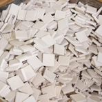 Perla 100 Adet 1x5x5 BASKISIZ Doğaltaş Nikah Şekeri Hobi Boyama Magnet
