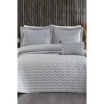 Perla Çift Kişilik Yatak Örtüsü 250X260 Gri