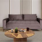 Perla Sofa Cosmo Üçlü Koltuk Kahve