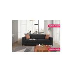 Perla Sofa Ecol Yatakli Kanepe Antrasit