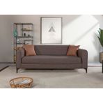 Perla Sofa Ferranti Yataklı Sandıklı Kanepe Kahve