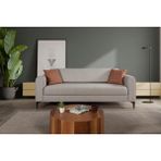 Perla Sofa Ferranti Yataklı Sandıklı Kanepe Krem - Krem Rengi