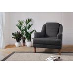 Perla Sofa Madrid Berjer Keten Antrasit - Koyu Gri