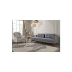 Perla Sofa Madrid Koltuk Takımı Keten Açık Gri