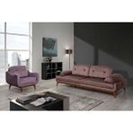 Perla Sofa Nelson Koltuk Takımı Babyface Kahve