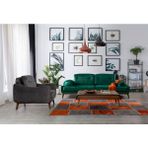 Perla Sofa Nelson Koltuk Takımı Babyface Yeşil - Zümrüt Yeşil