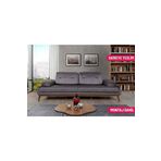 Perla Sofa Nelson Uclu Koltuk Babyface Gri