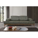 Perla Sofa Nelson Üçlü Koltuk Bora Yeşil