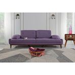 Perla Sofa Nelson Üçlü Koltuk Keten Mor