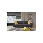 Perla Sofa Nobis Yataklı Kanepe Babyface Antrasit