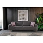 Perla Sofa Nobis Yataklı Kanepe Babyface Frezya - Gri
