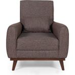 Perla Sofa Seneca Keten Berjer Kahve