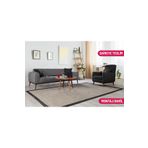 Perla Sofa SENECA KETEN KOLTUK TAKIMI, GRİ ANTRASİT