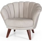 Perla Sofa Velar Berjer Babyface Krem - Bej