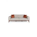 Perla Sofa Velar Yatakli Kanepe Babyface Krem