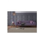 Perla Sofa Velar Yataklı Kanepe Keten Mor