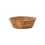 PERLAEVKAHVE Casa Linda Bambu Rattan Yuvarlak Ekmeklik 19 cm