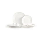 Perle 6 Kişilik 28 Parça Yemek Takımı - Beyaz/silver