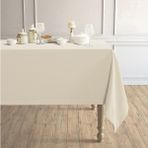 Perle Daily Series Kadife Dokulu Bej Rengi Masa Örtüsü - 130 x 170 cm