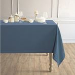 Perle Daily Series Kadife Dokulu Derin Mavi Rengi Masa Örtüsü - 130 x 170 cm