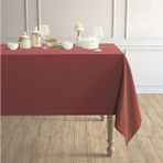 Perle Daily Series Kadife Dokulu Tarçın Rengi Masa Örtüsü - 150 x 260 cm