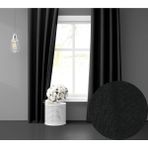 Perle Daily Series Siyah Rengi Ada 100x250 cm Fon Perde